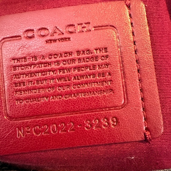 💙 Coach Signature Denim Cargo Shoulder Bag | 3239 - Picture 2 of 16